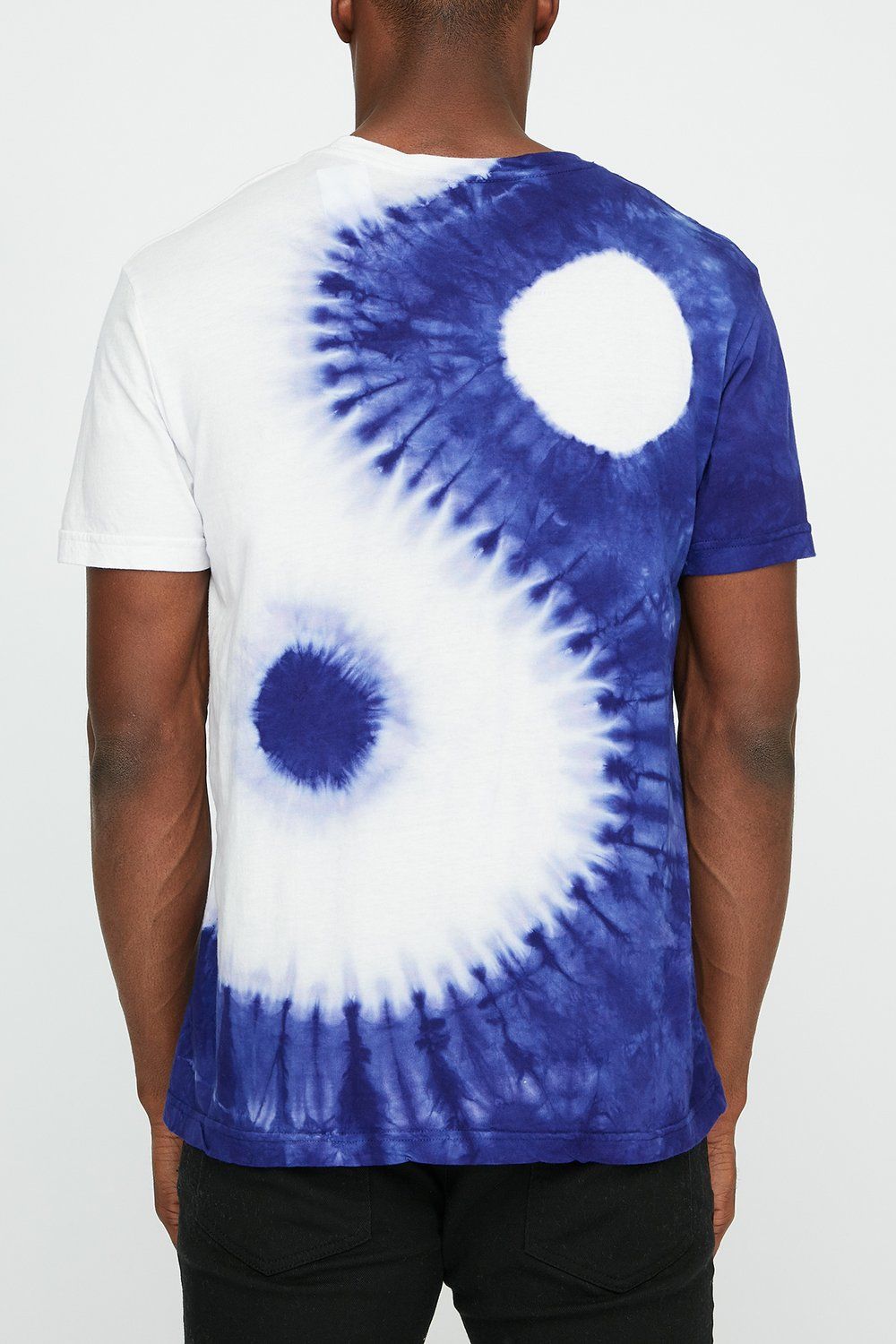 Maglietta Yin Yang tie dye blu, 1000x1500 Verticale, Telefono