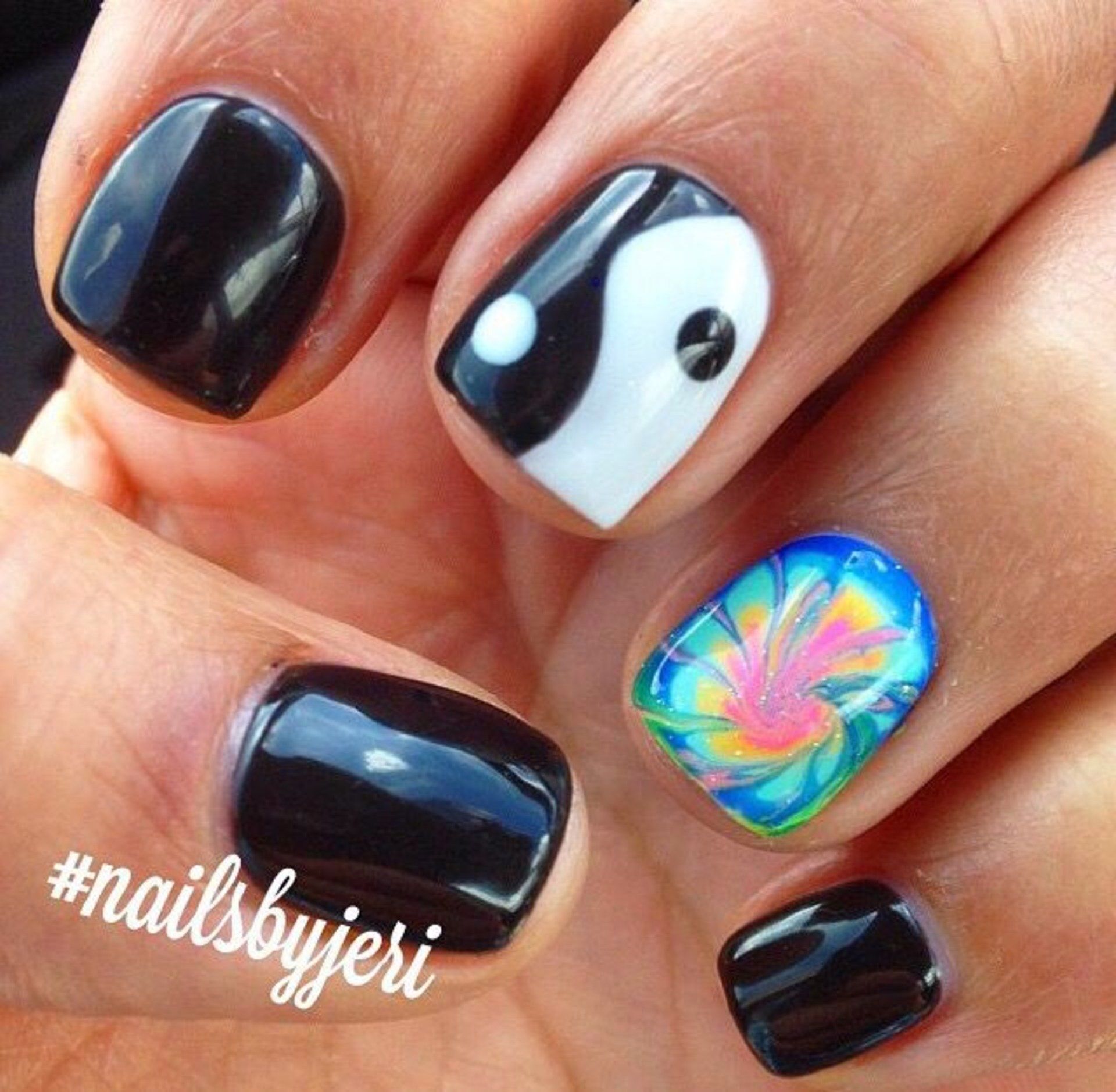 Unghie yin yang tie dye, 1920x1878 Full HD+ WUXGA, Desktop