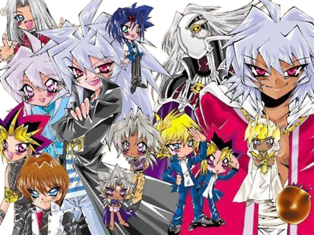 Personaggi Yu-Gi-Oh! collage, 1024x768 HD, Desktop