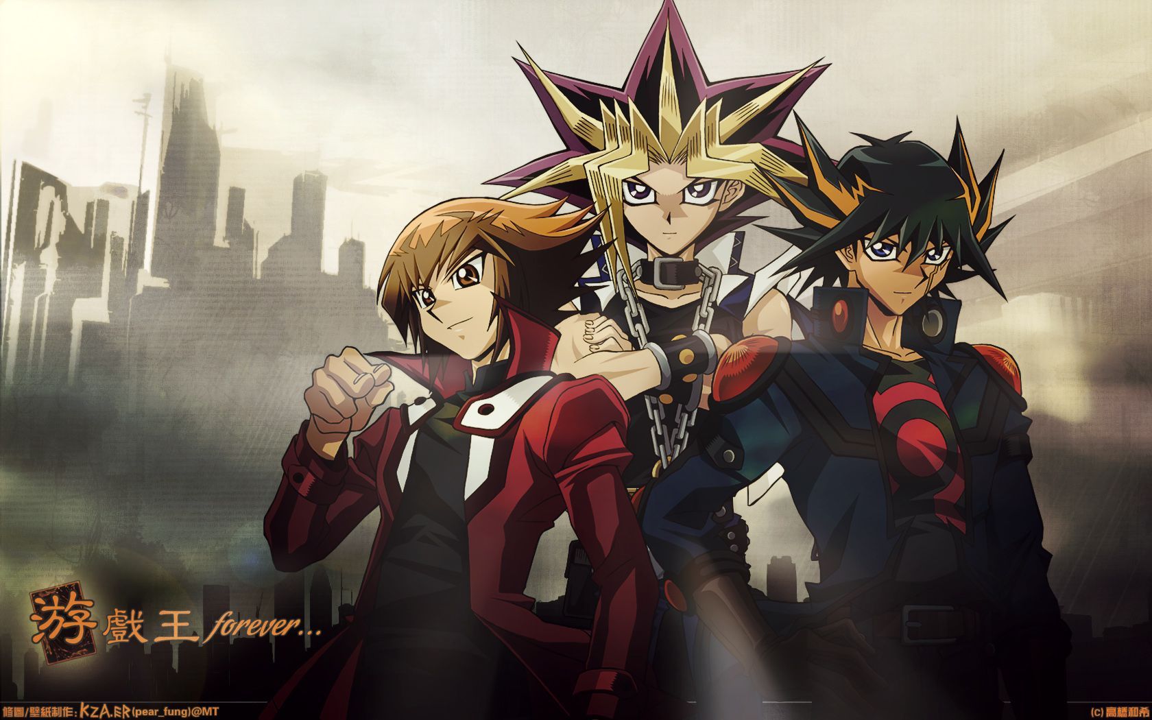 Personaggi Yu-Gi-Oh! città, 1680x1050 HD, PC