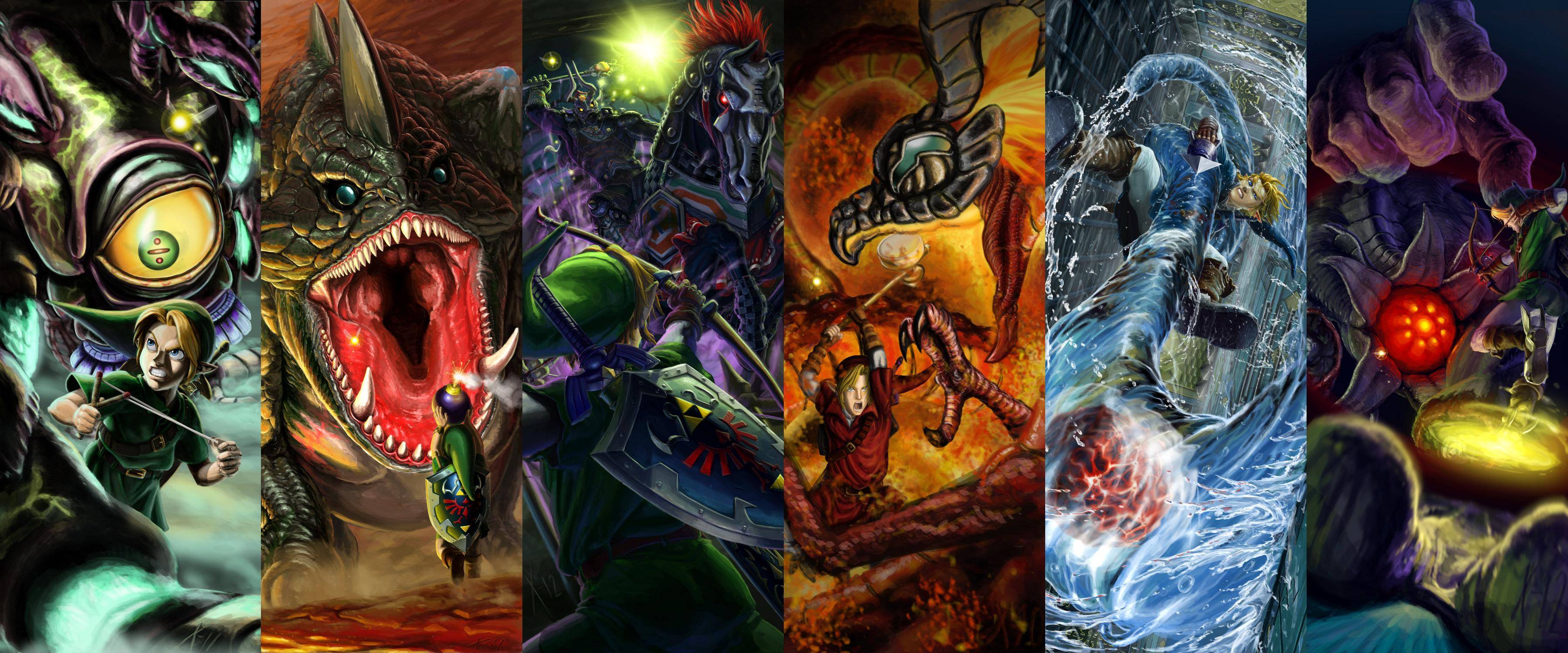 Zelda Ocarina of Time boss, 3599x1500 21:9, Monitor Gaming