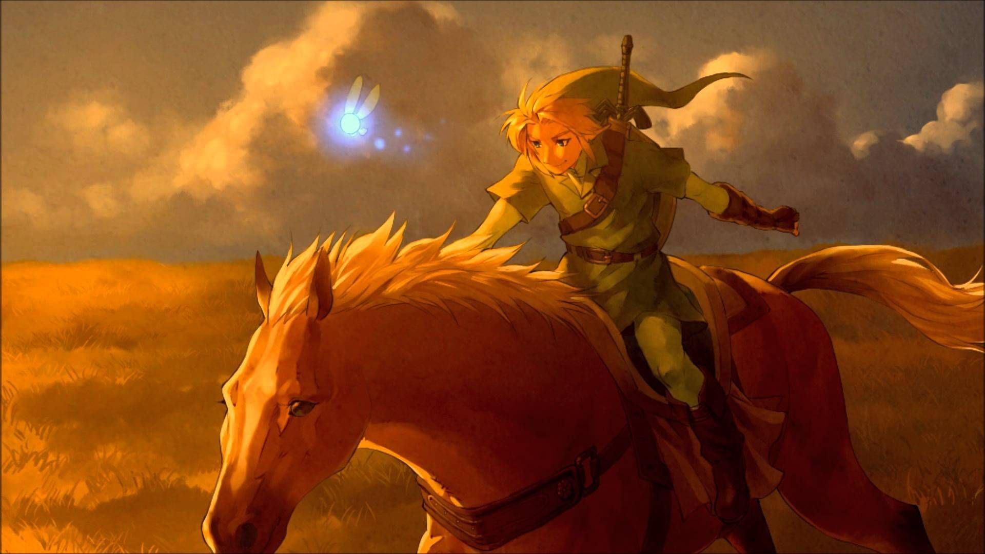 Link a cavallo Zelda, 1920x1080 Full HD, Desktop