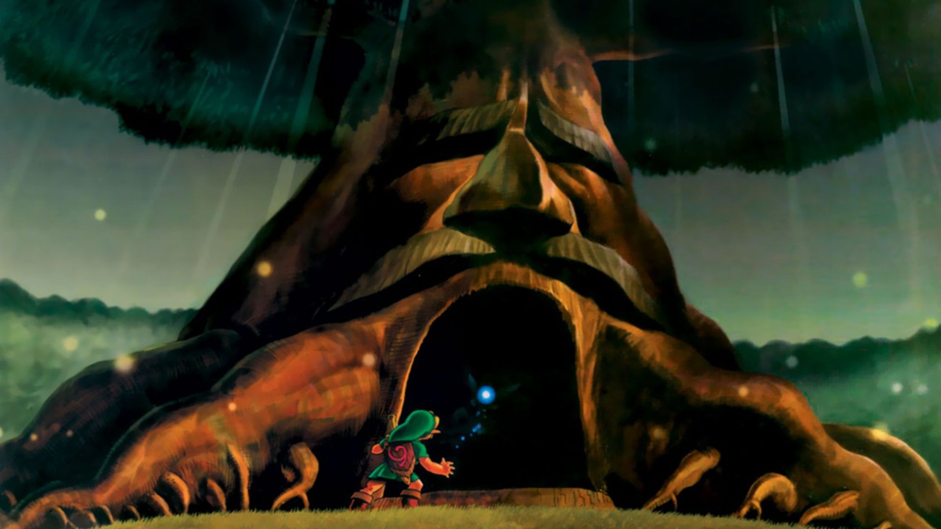 Link e Great Deku Tree, 1920x1080 1080p, PC Desktop