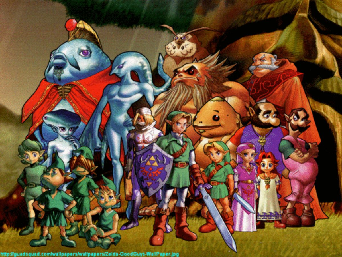 Zelda Ocarina of Time personaggi, 1200x900 HD, Desktop