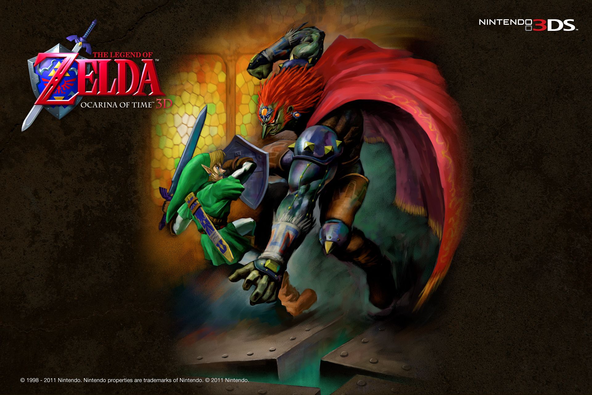 Link e Ganondorf, Ocarina of Time, 1920x1280 Full HD+, PC Desktop