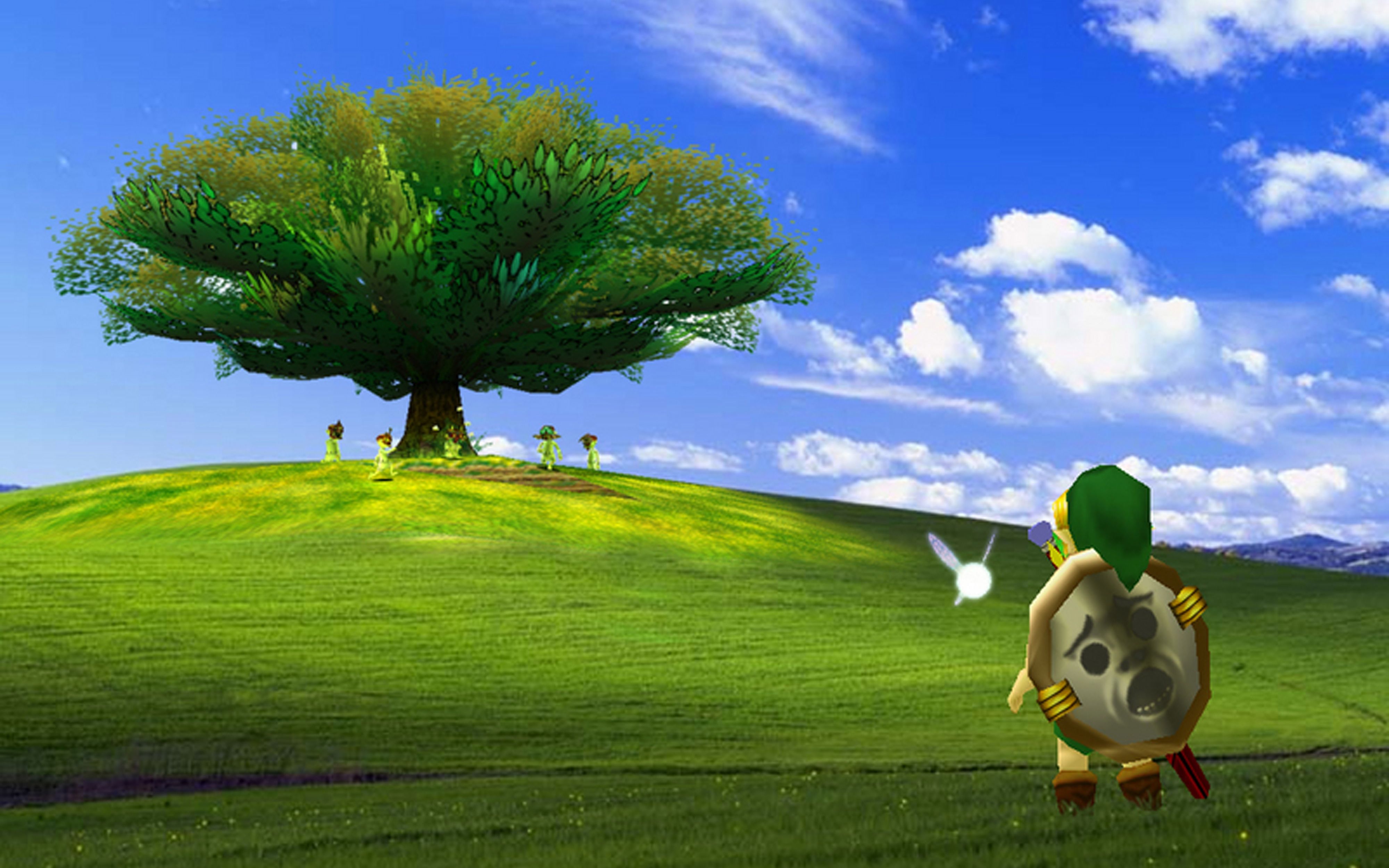 Deku, collina Bliss, Zelda, 4000x2500 UHD, Monitor 4K