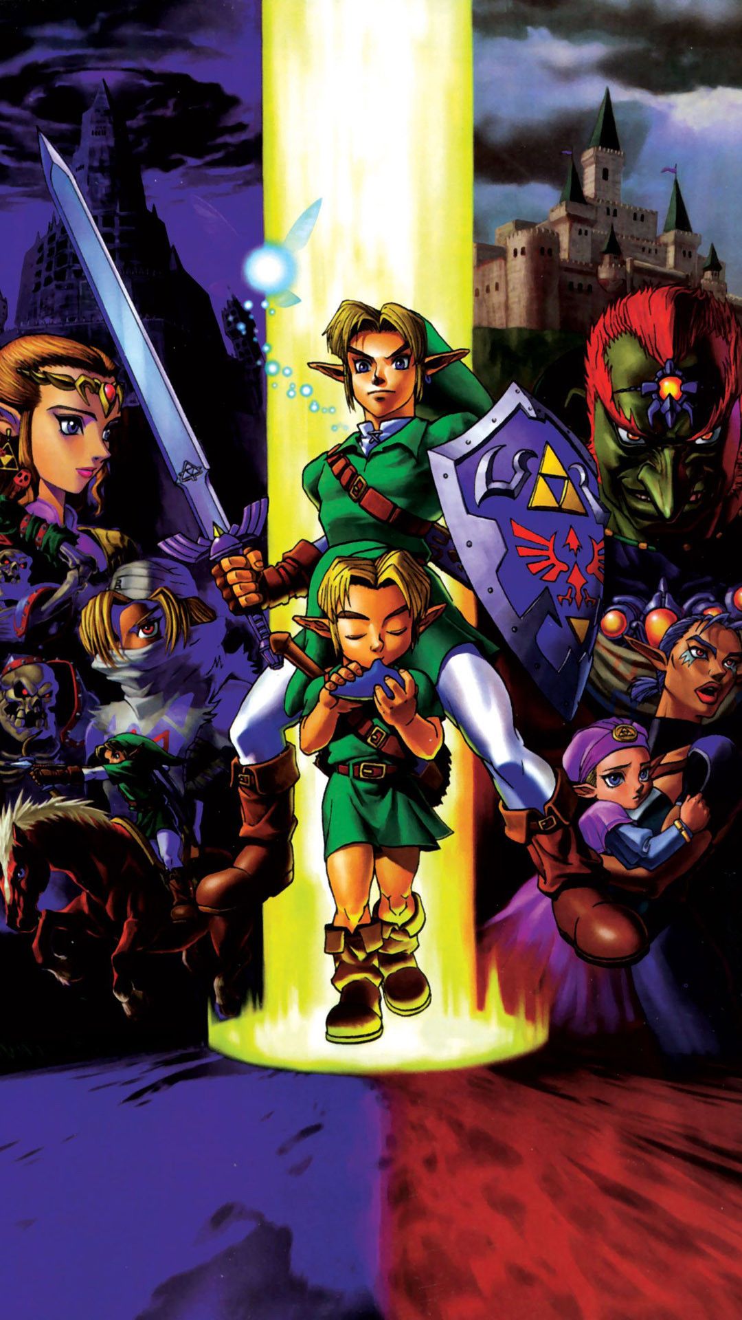 Link Ocarina of Time personaggi, 1080x1920 Verticale, Telefono