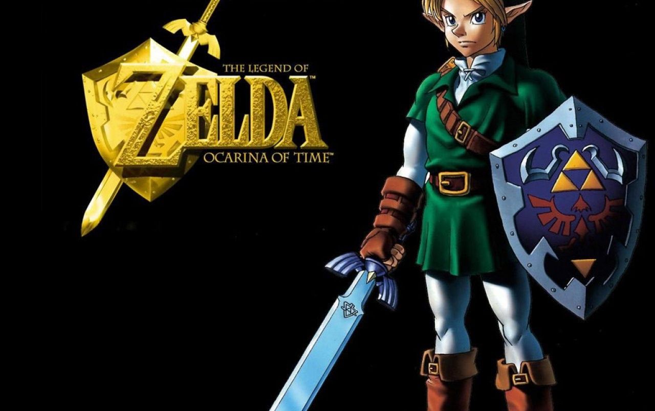 Link con spada e scudo, Zelda, 1280x804 HD, Desktop