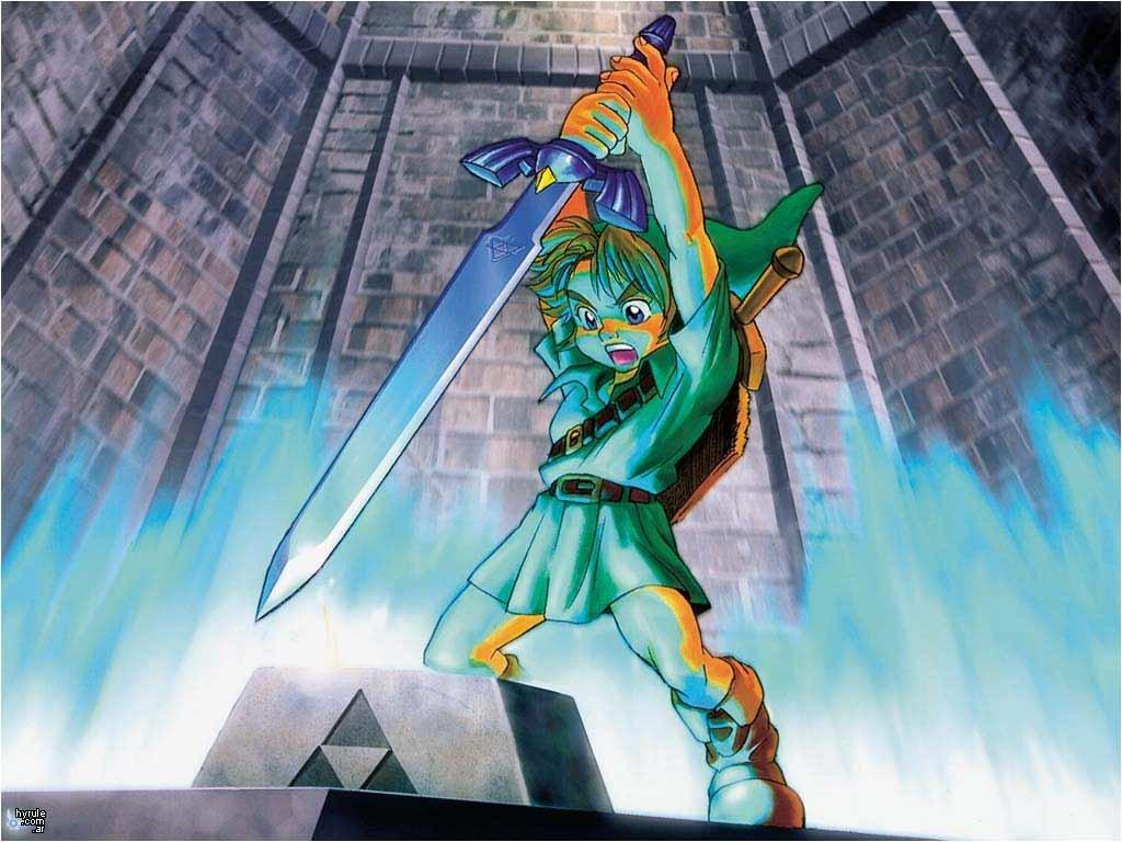 Link con spada Master Sword, 1024x768 HD, Desktop