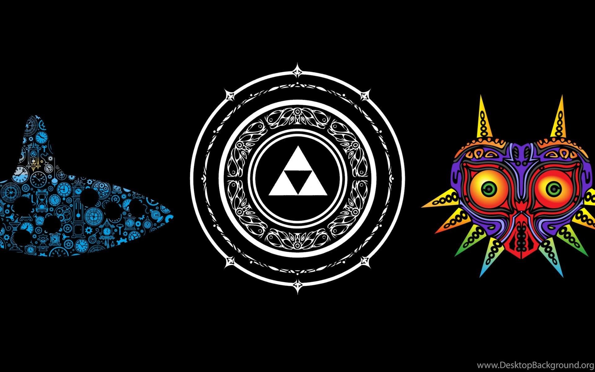 Zelda simboli Navi Triforce Majora, 1920x1200 Full HD+, Desktop
