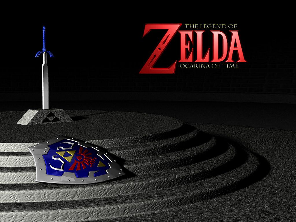 Master Sword e scudo Hylian, Zelda, 1024x768 HD, PC