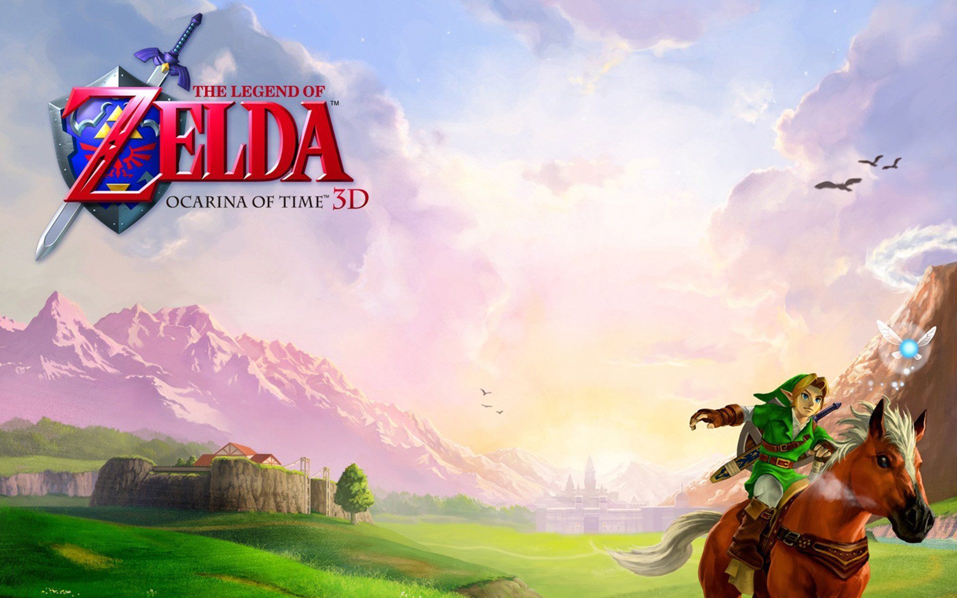 Link a cavallo, Ocarina of Time, 1920x1200 Full HD+ WUXGA, Laptop