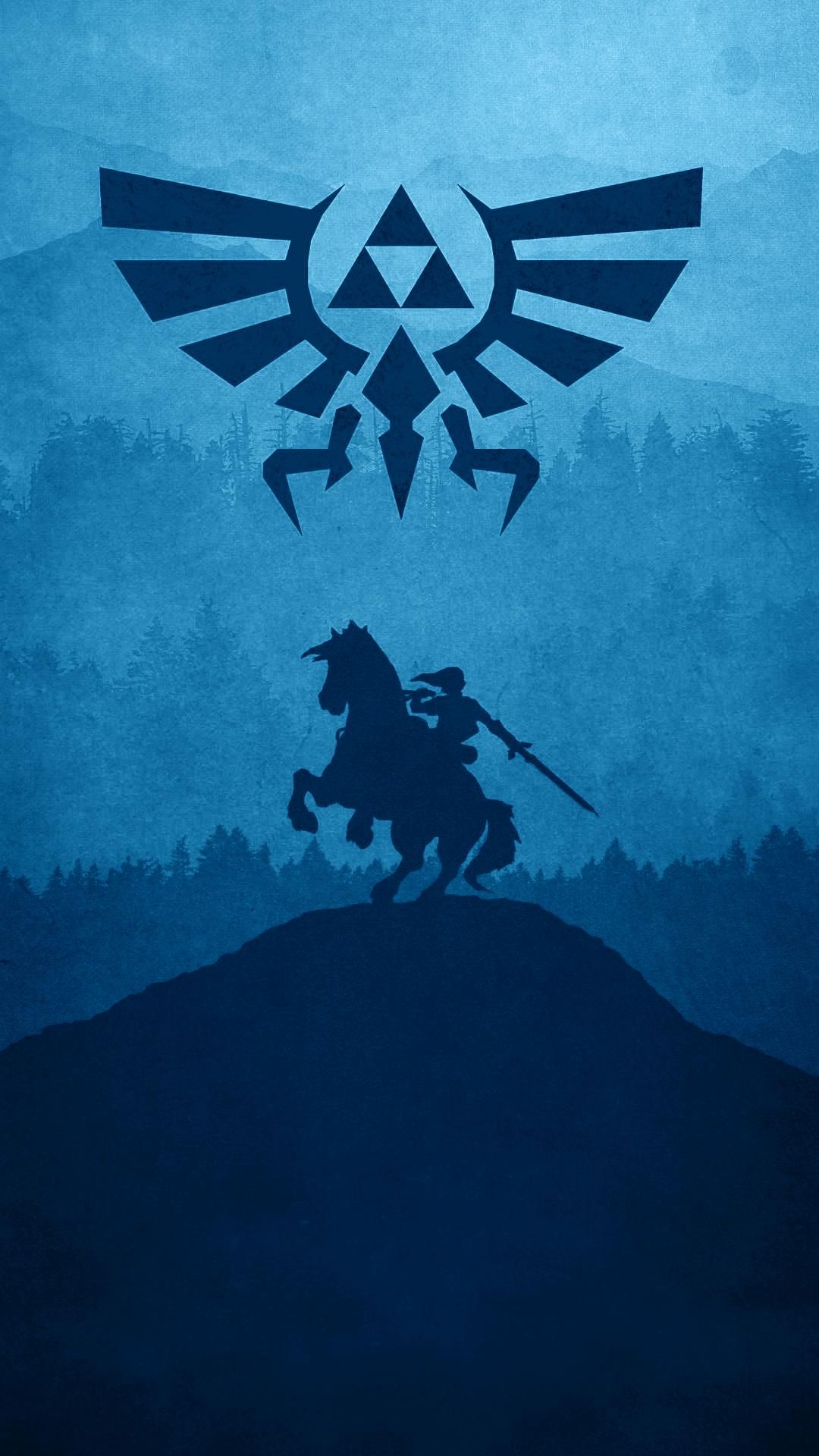 Link a cavallo, Zelda, action-adventure, 1080x1920 Full HD Verticale, iPhone