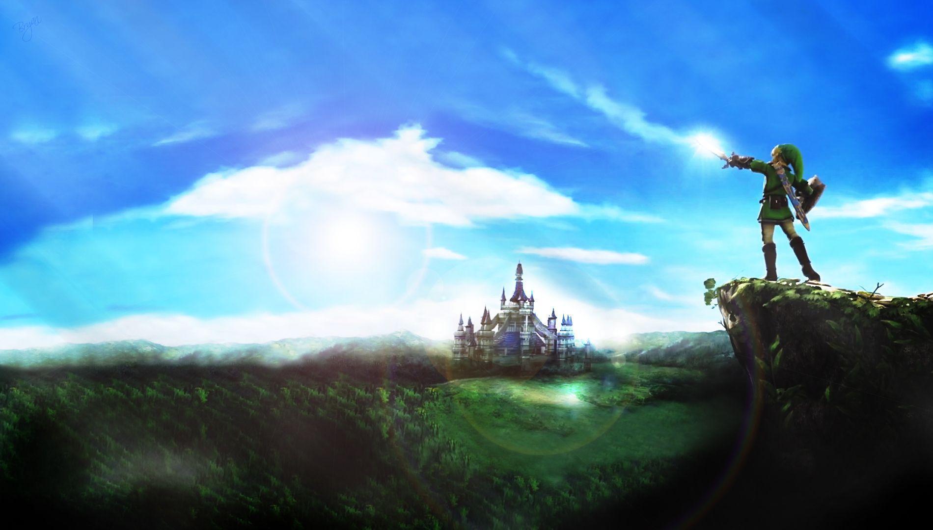 Link su scogliera, castello, 1900x1080 HD Ready, Laptop