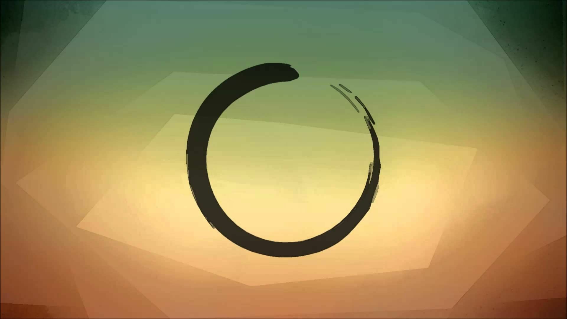 Cerchio zen enso sfondo geometrico, 1920x1080 Full HD 1080p, Desktop