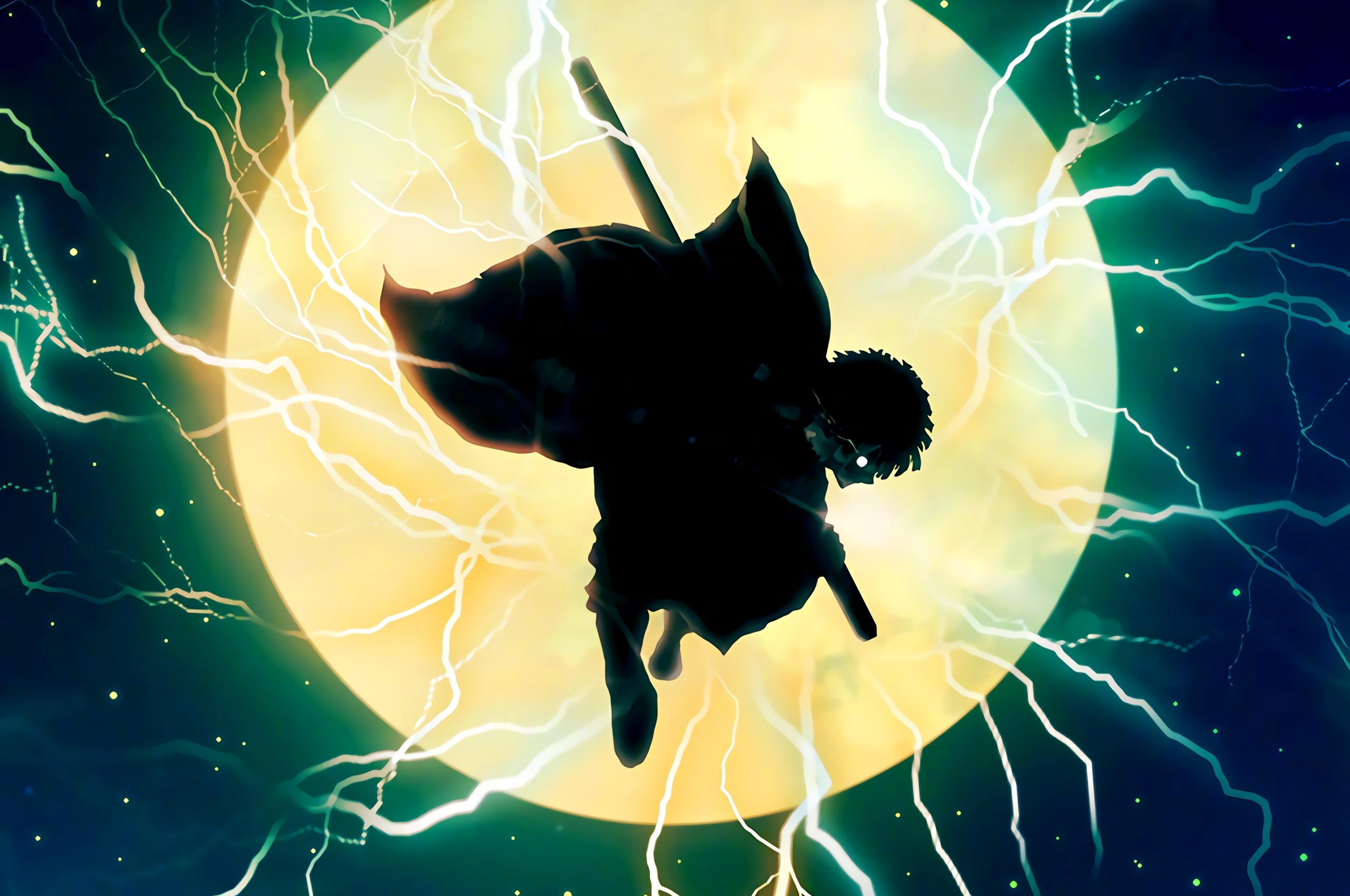 Zenitsu Demon Slayer fulmini, 2560x1700 2K, Laptop