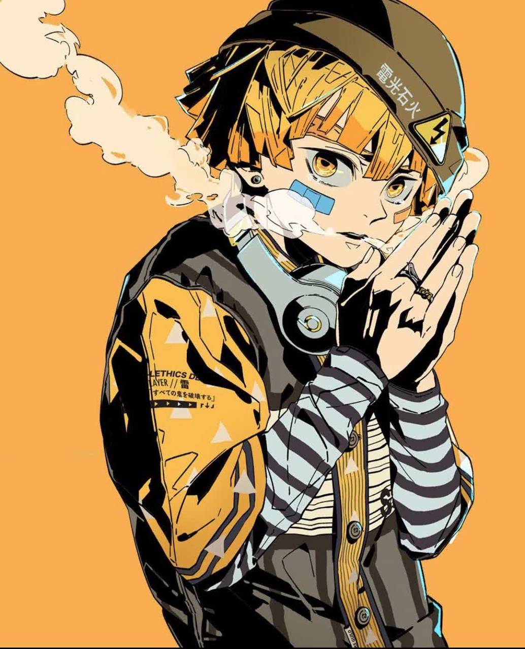 Zenitsu Demon Slayer moderno, 1034x1280 Verticale, Mobile