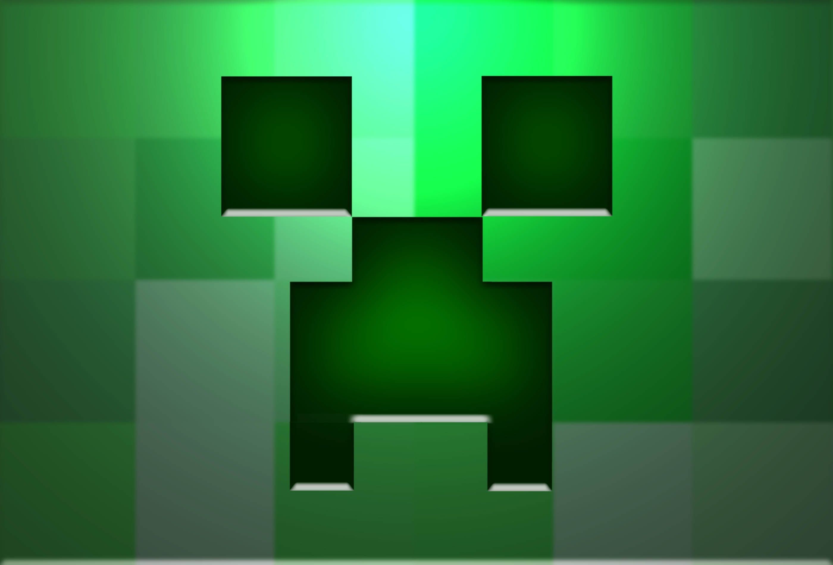Zombie Minecraft sfondo verde, 1366x768 720p, Laptop
