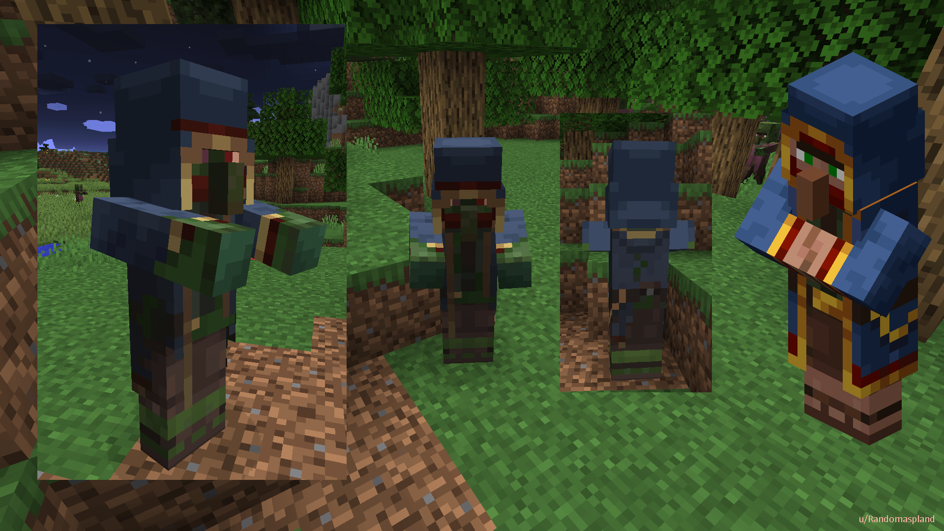 Zombie e mostri Minecraft notte, 1600x1200 HD Ready, Notebook Gaming