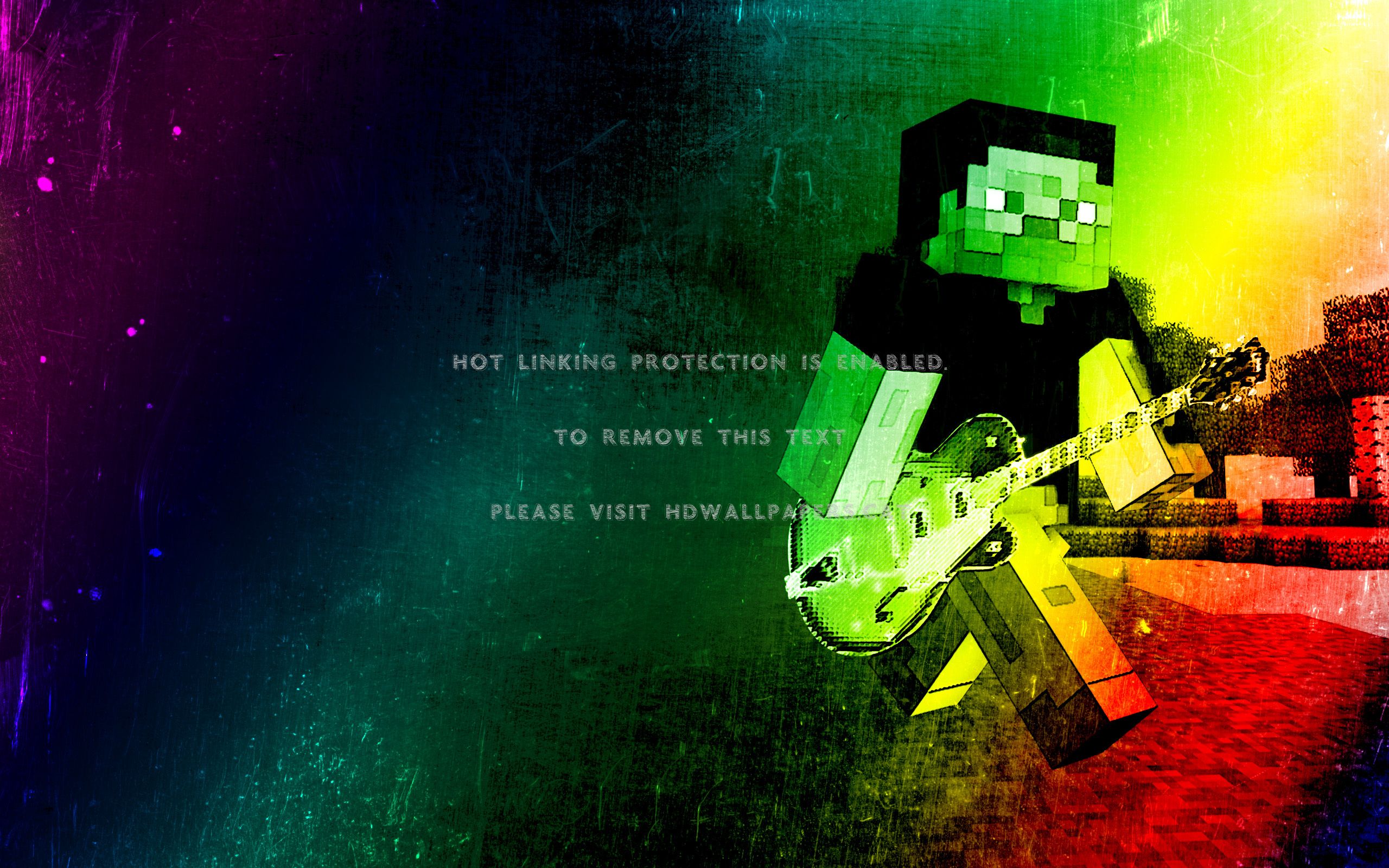Zombie Minecraft nella notte, 1280x720 720p, Laptop