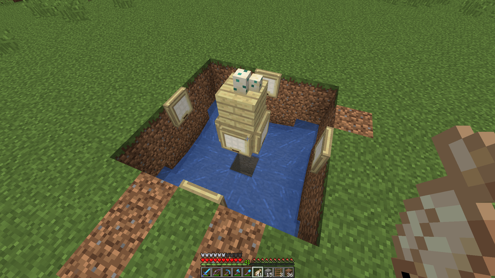Minecraft villaggio e razziatori, 1600x900 HD, Desktop