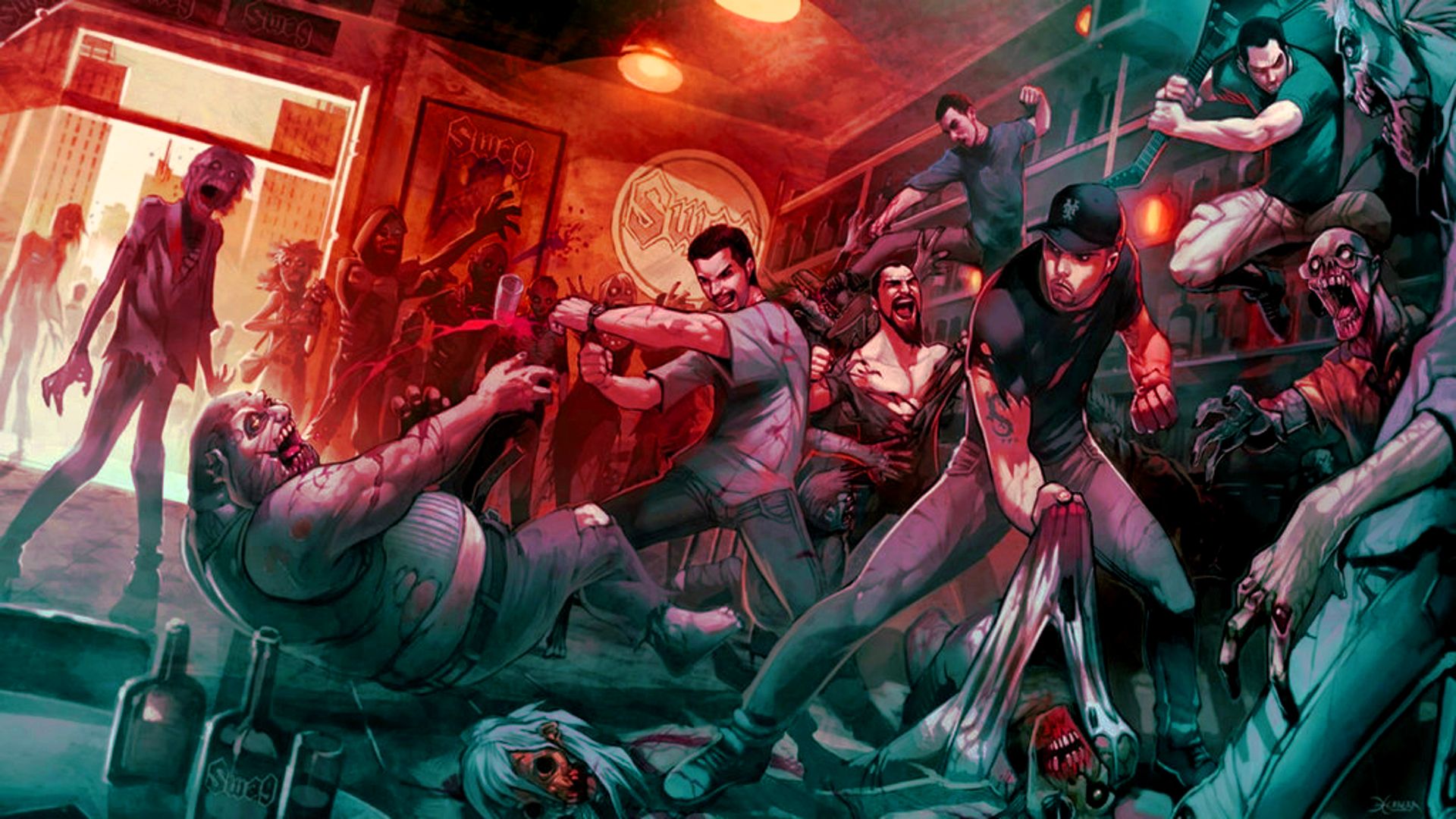 Zombie con maschera antigas rissa, 1920x1080 Full HD, Laptop