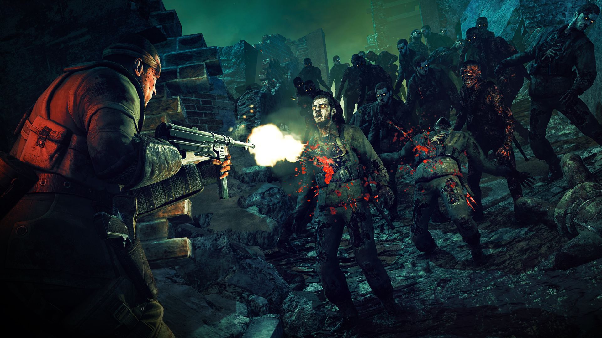 Donna zombie insanguinata con ascia, 1332x850 HD, Desktop