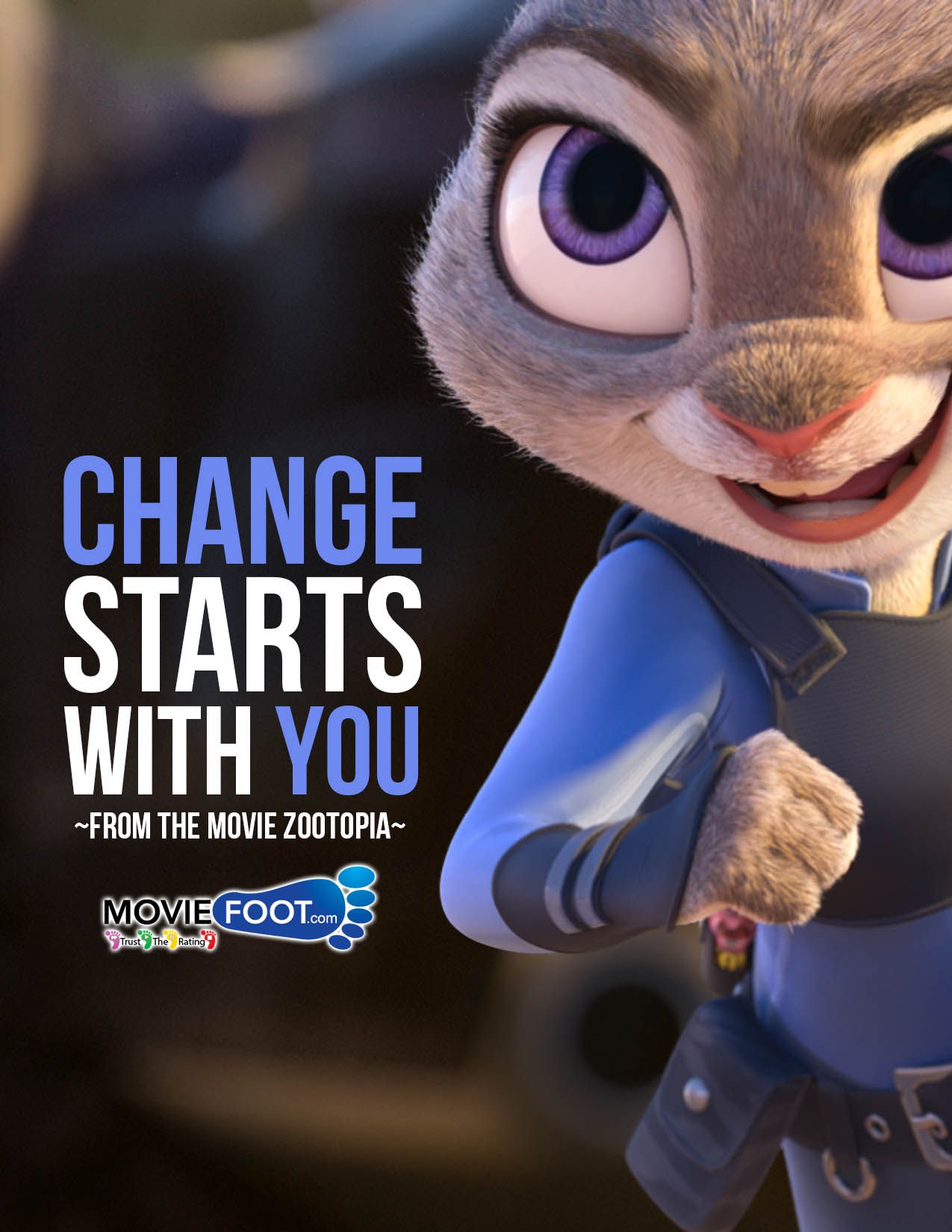 Judy Hopps Zootopia citazione, 1275x1650 Verticale, Telefono