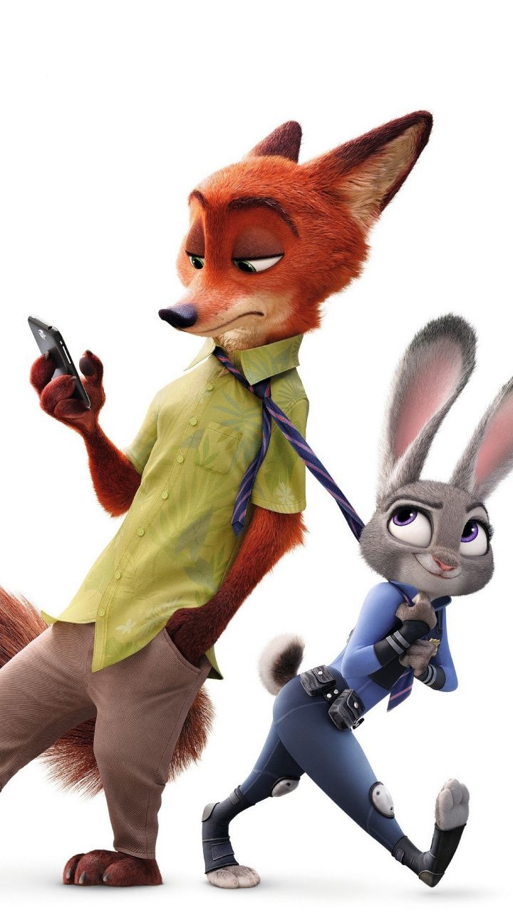 Nick Wilde e Judy Hopps, 720x1280 Full HD Verticale, iPhone