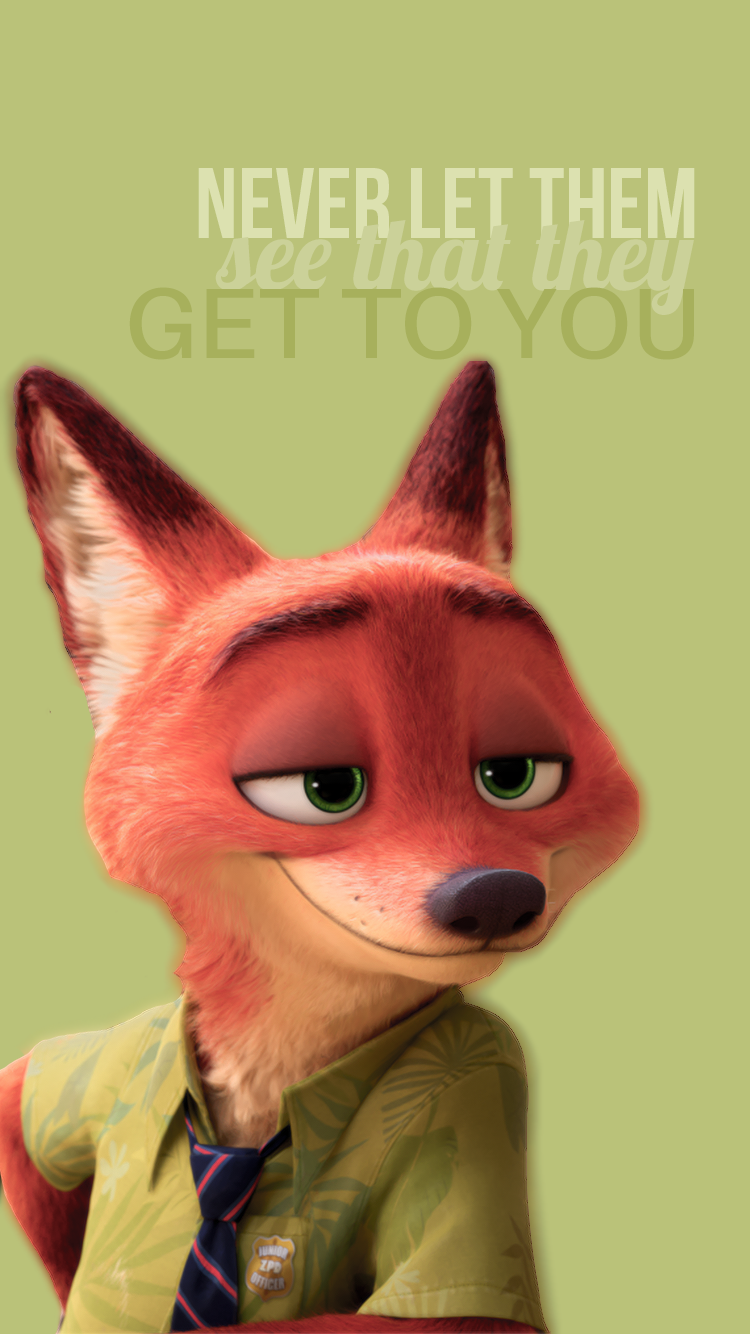 Nick Wilde Zootopia citazione, 750x1334 Full HD Verticale, iPhone