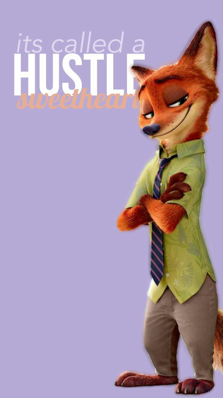 Nick Wilde Zootopia citazione, Judy Hopps, 736x1309 Verticale, Mobile