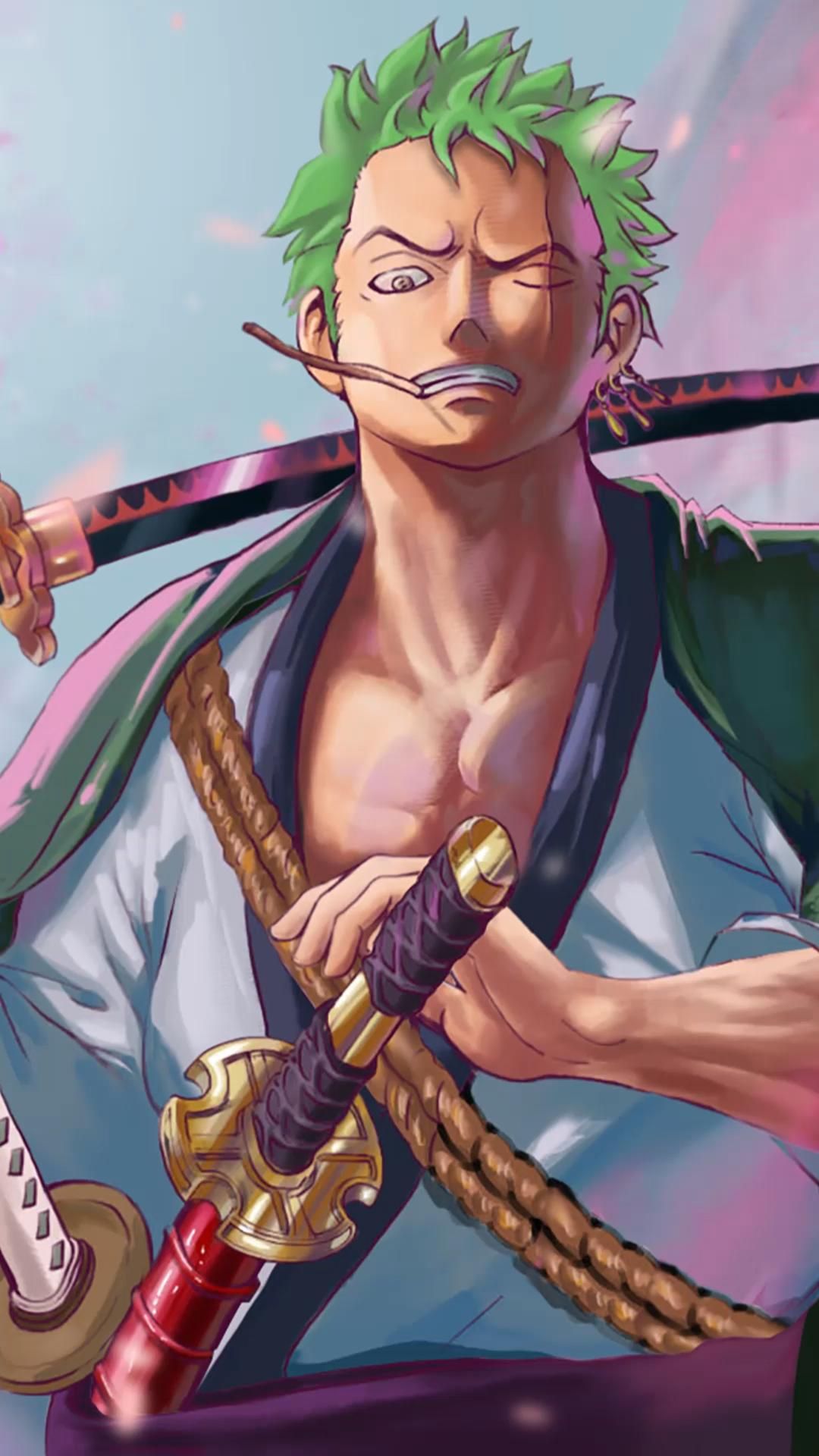 Zoro One Piece spade, 1080x1920 Full HD Verticale, Smartphone