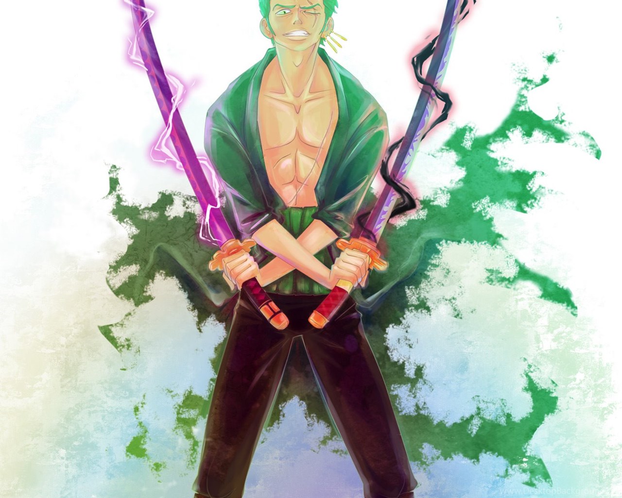 Roronoa Zoro One Piece, 1280x1024 720p, PC