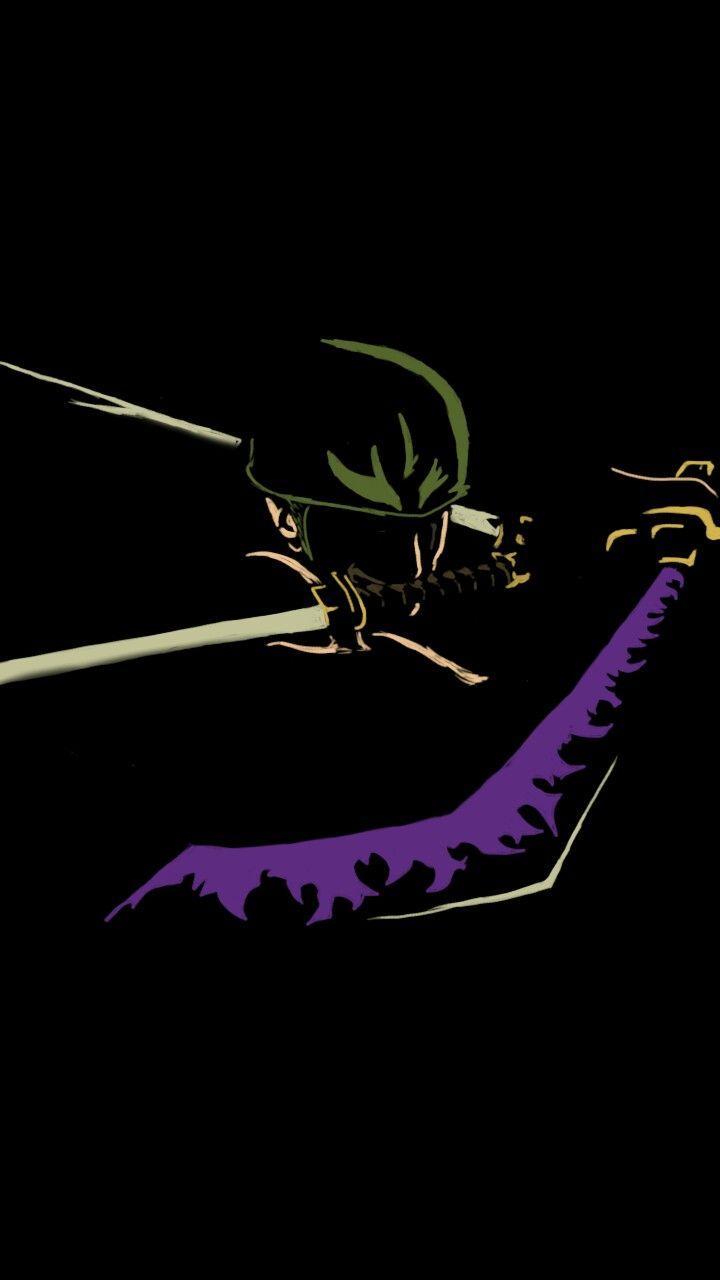 Roronoa Zoro spade viola, 720x1280 Verticale, Telefono