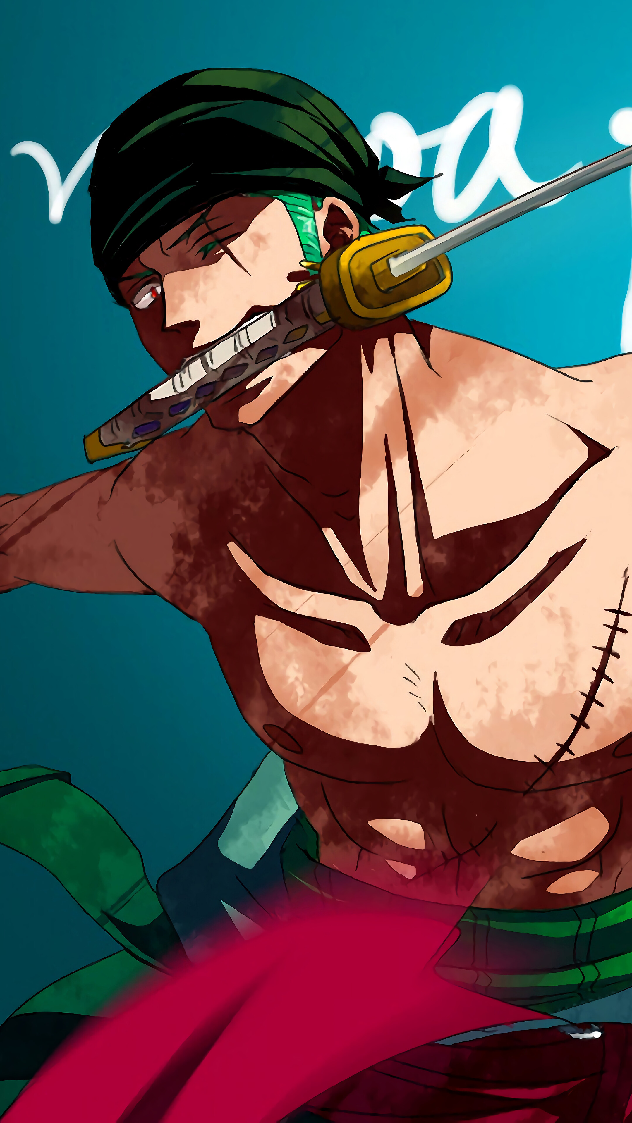 Zoro One Piece spada, 2160x3840 Full HD Verticale, iPhone