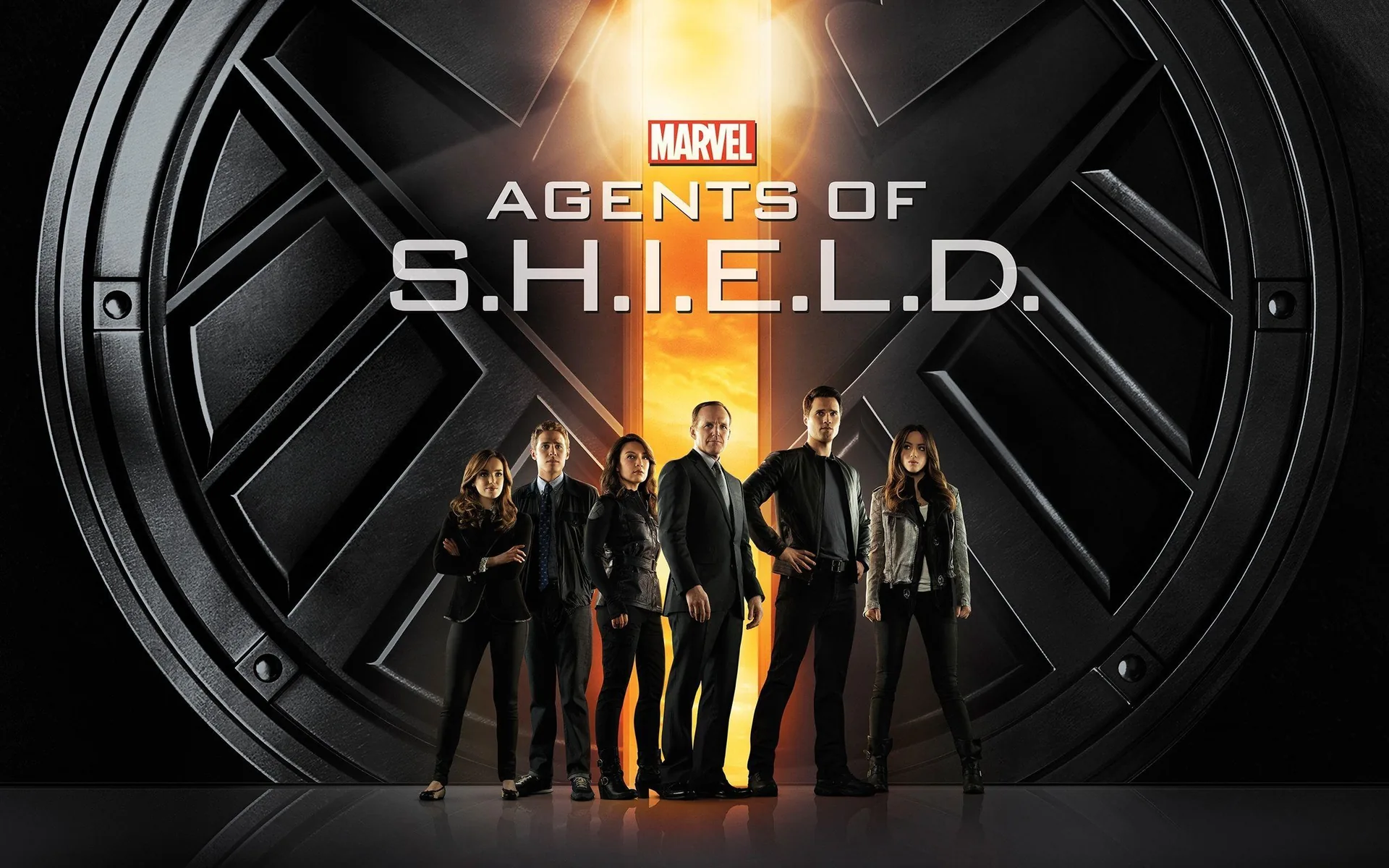 Agents of SHIELD, logo Marvel, supereroi, 2560x1600 WQXGA, Desktop
