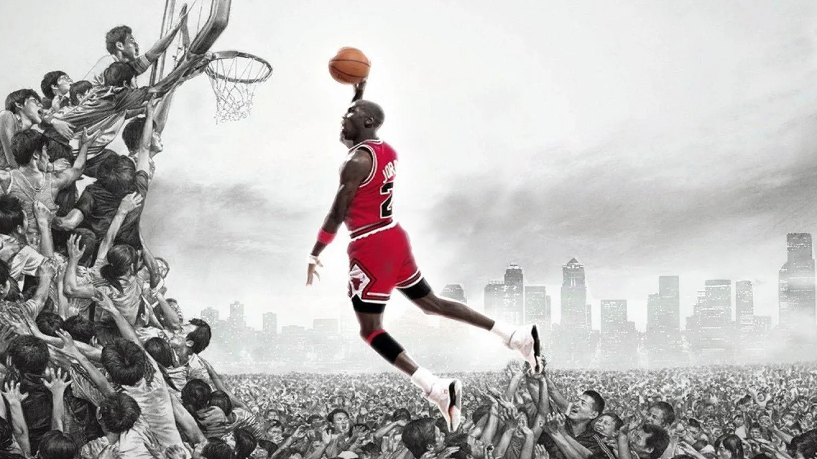 Air Jordan 3D, Nike, 1600x900 HD, Desktop