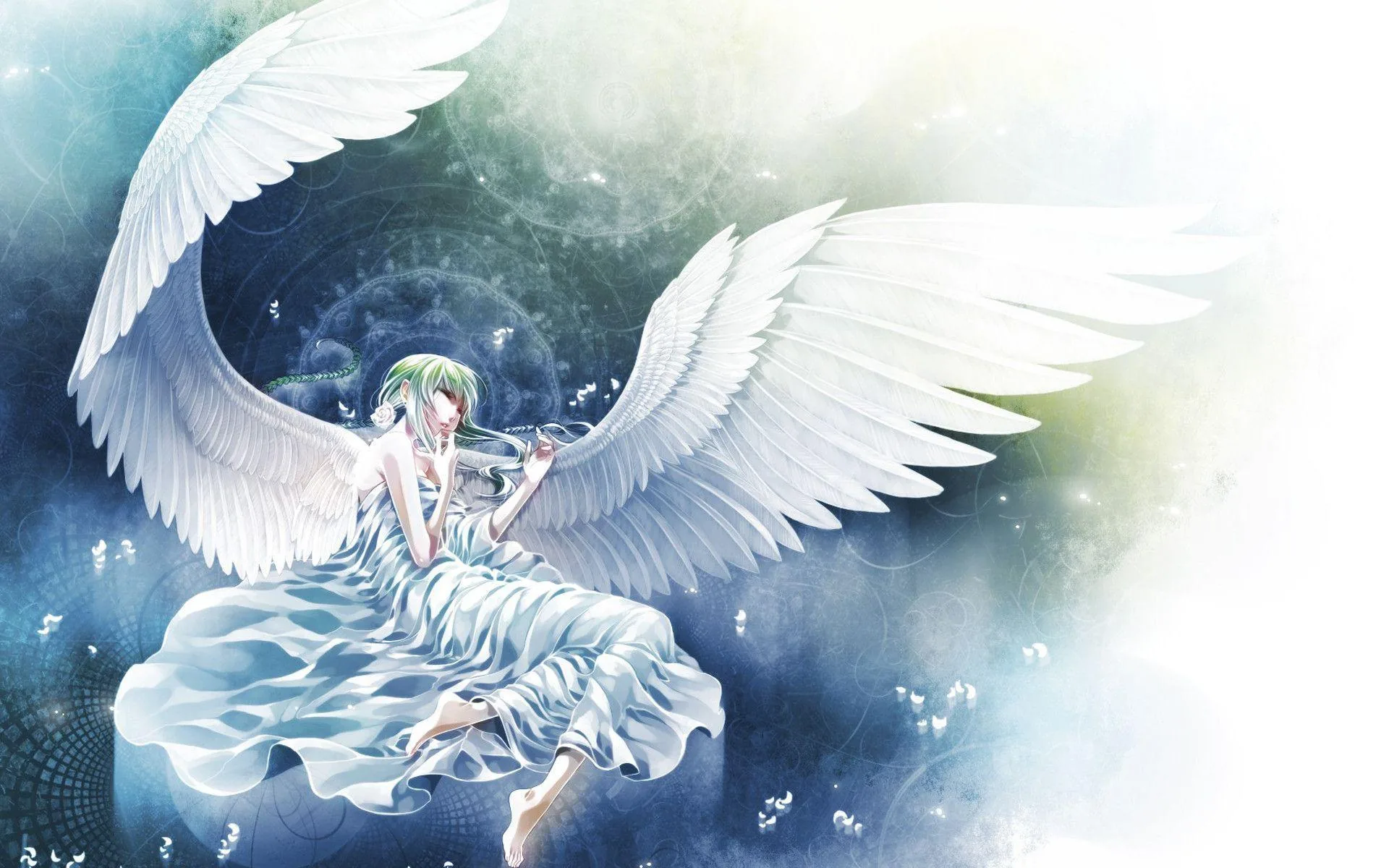 Angelo anime ali bianche, 1920x1200 Full HD+, PC Desktop
