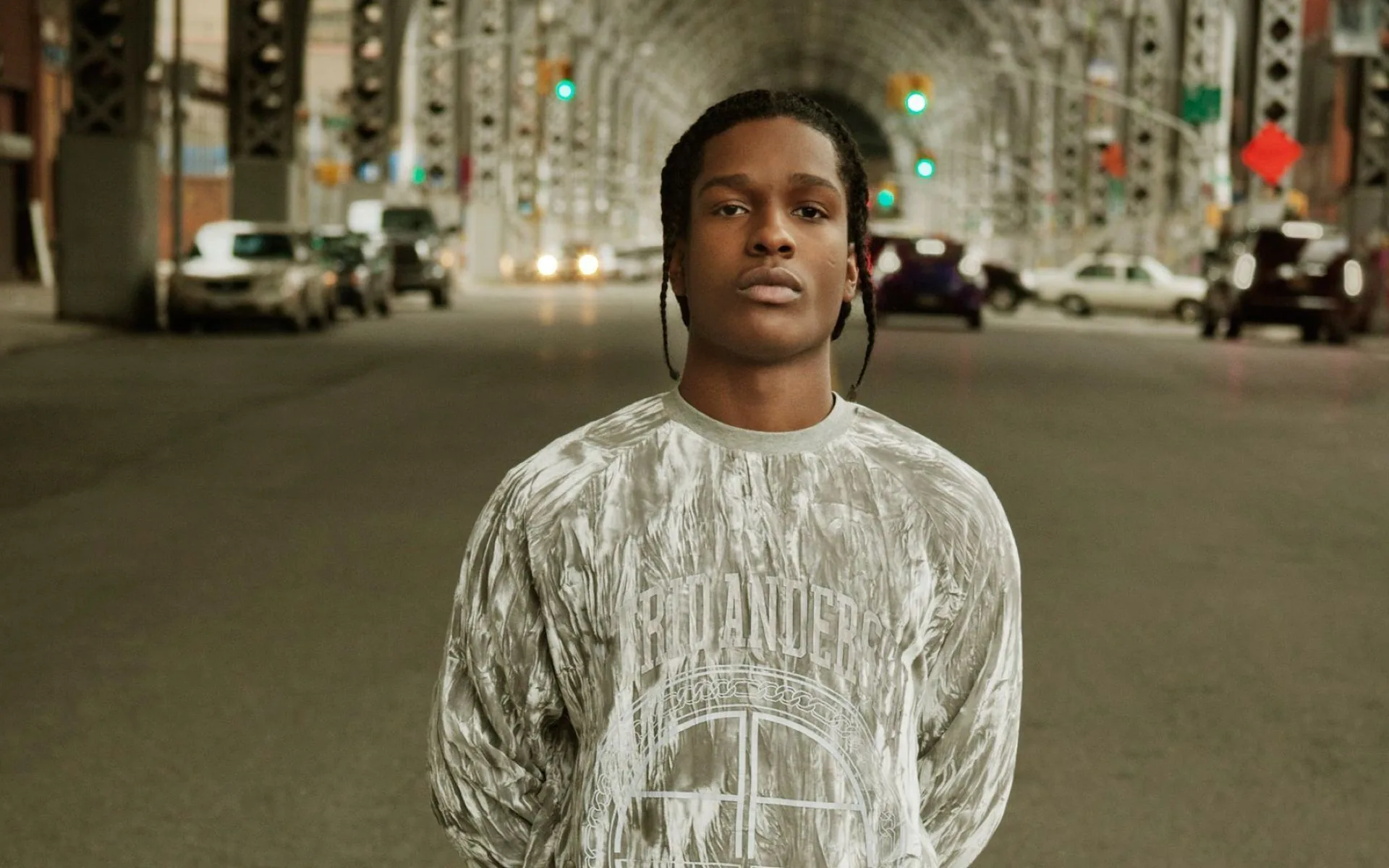 ASAP Rocky in tunnel urbano, Rakim Mayers, 1920x1200 Full HD+, Monitor Gaming
