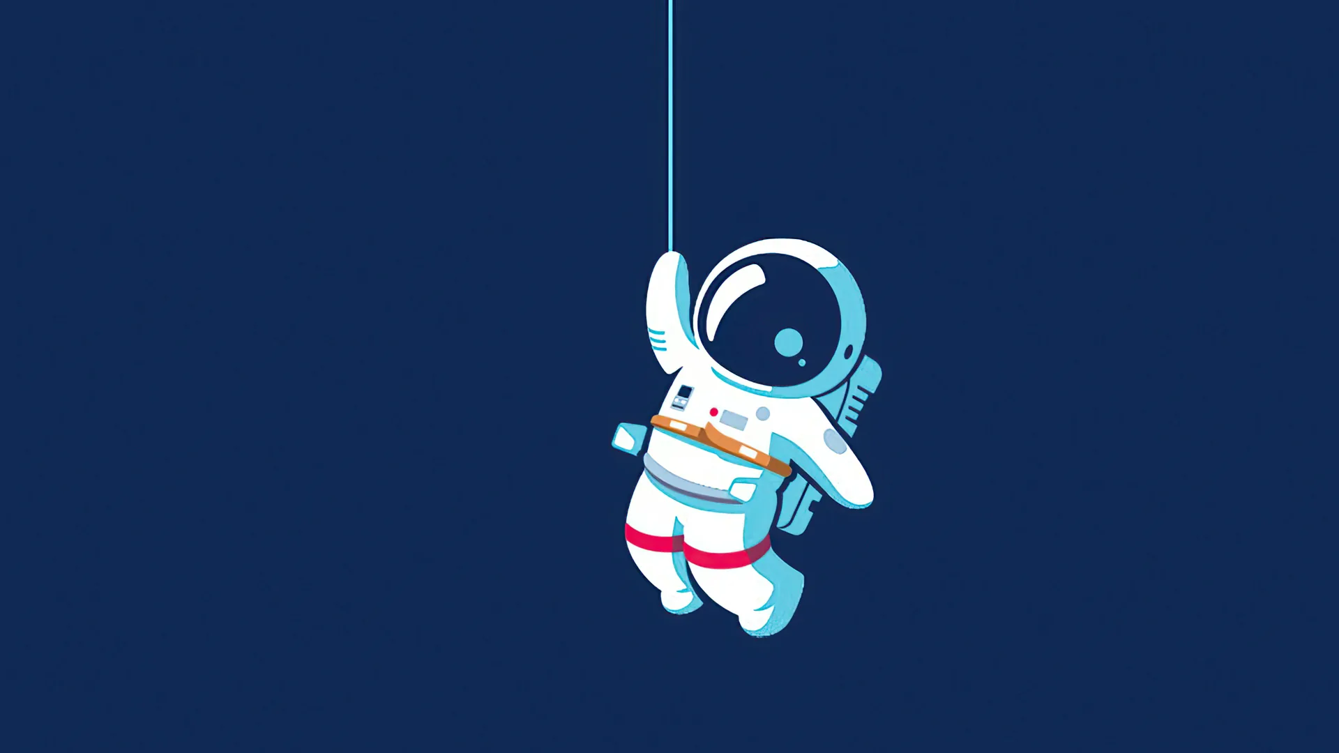 Astronauta appeso a filo, 4320x2430 4K Ultra HD, Monitor 4K