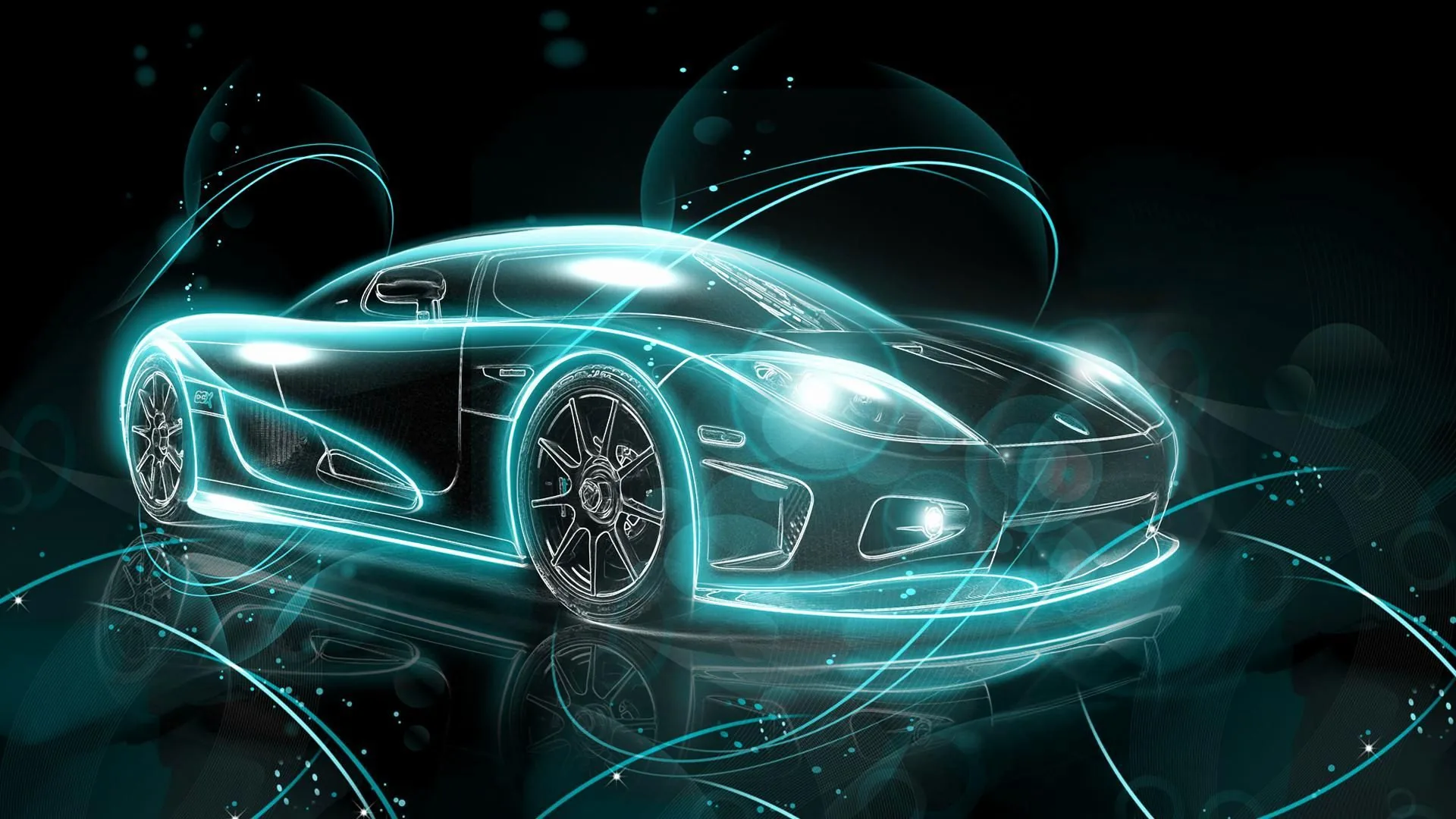Supercar Neon, 1920x1080 Full HD, Desktop