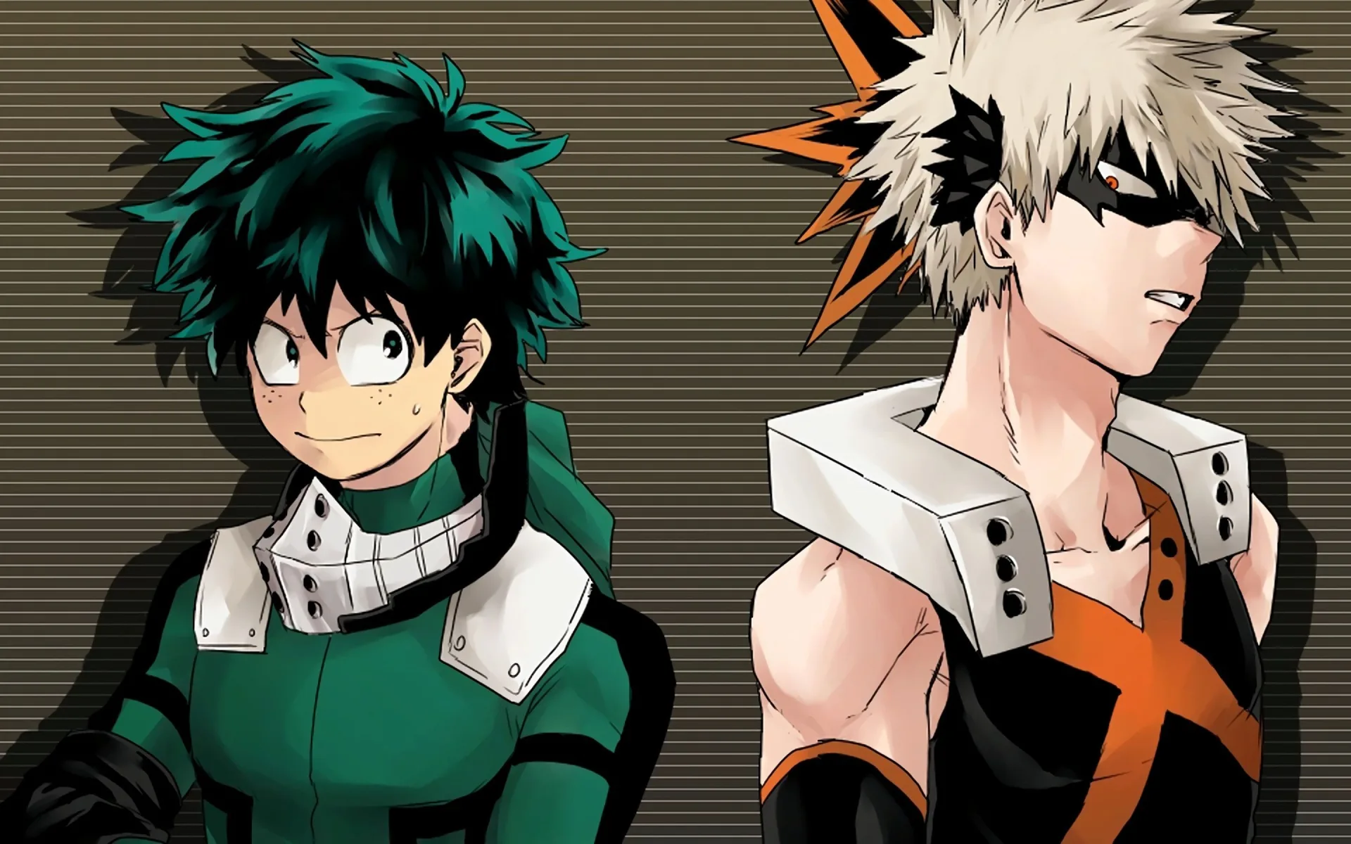 Midoriya e Bakugou, My Hero Academia, eroi, 2880x1800 WQXGA, Laptop