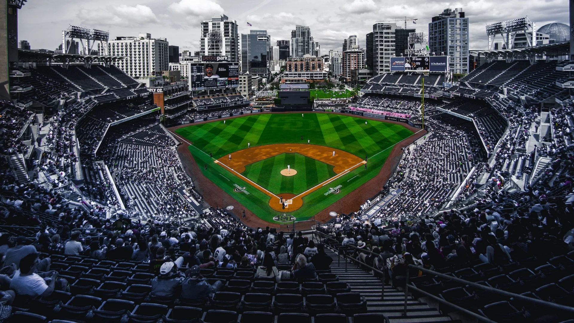 Stadio di baseball vista aerea, 3840x2160 UHD, PC 4K