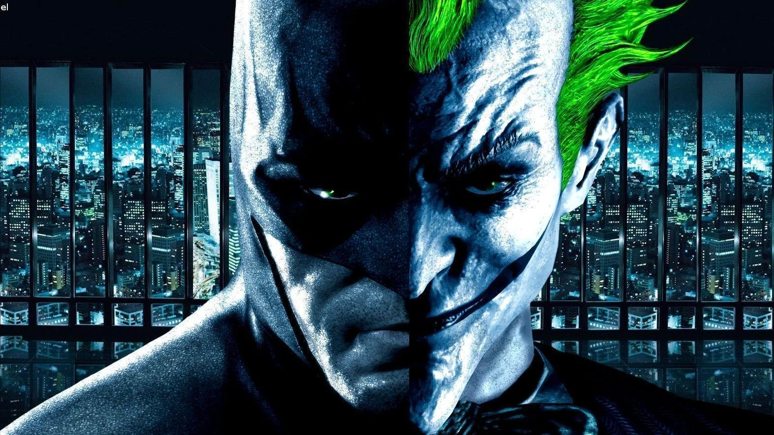 Batman contro Joker diviso, Gotham, 1572x884 720p, Laptop