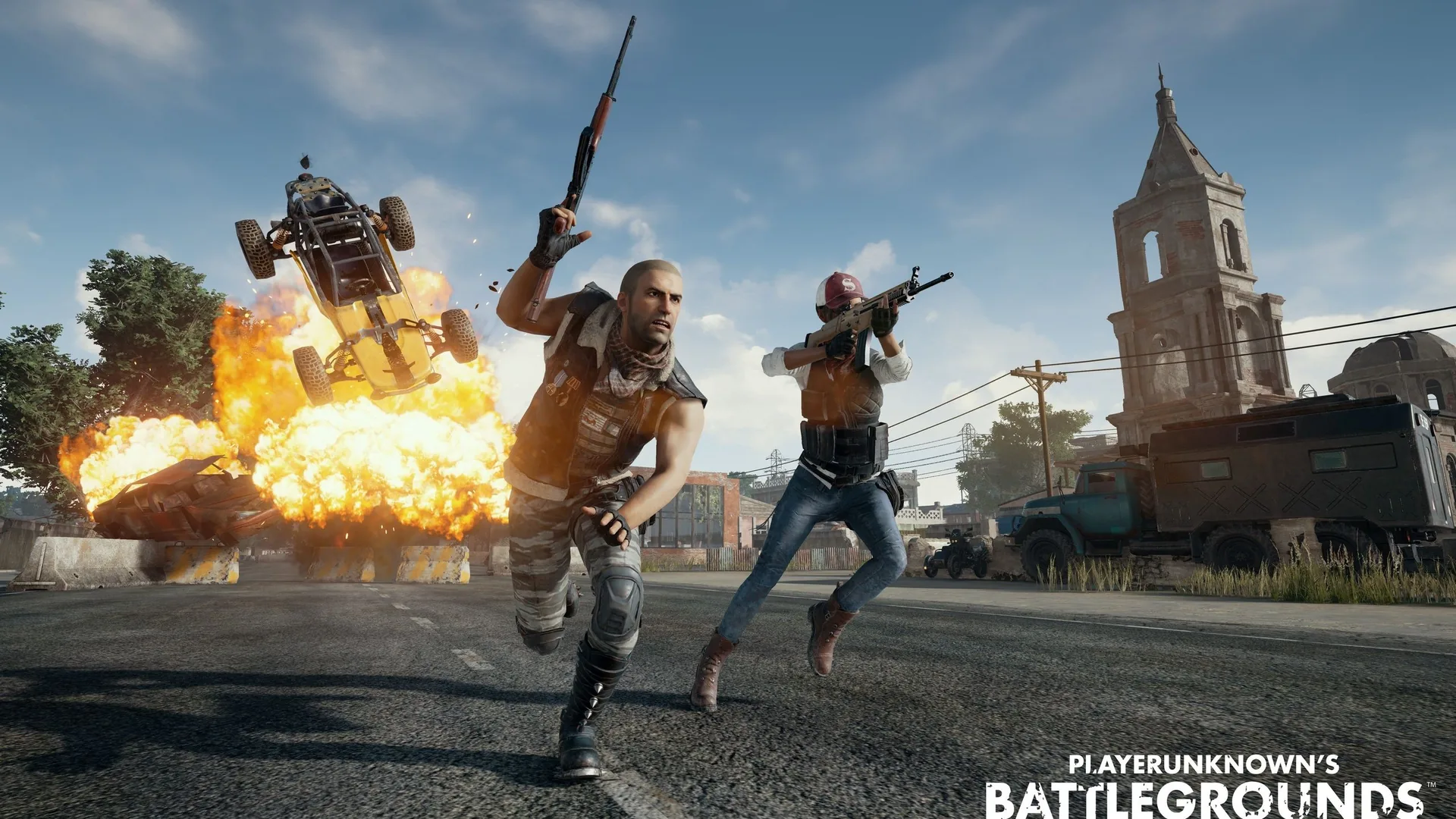 PUBG Battlegrounds combattimento urbano, battle royale, 2560x1440 QHD, Laptop