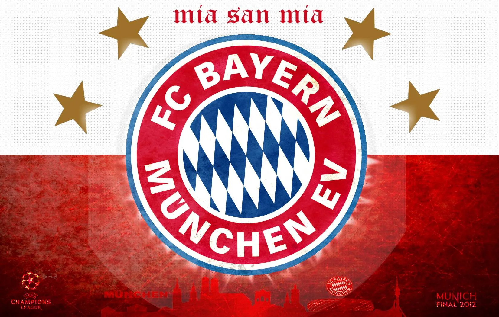 Logo FC Bayern Monaco, calcio, 1650x1050 HD, Desktop
