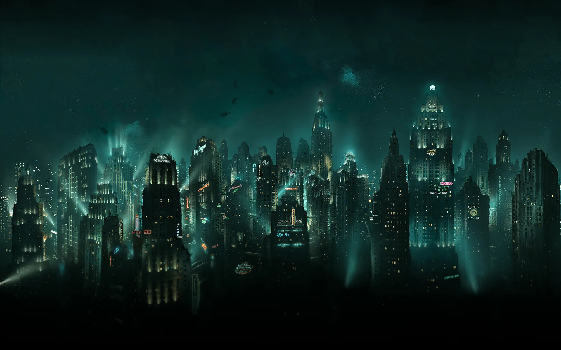 Rapture città sottomarina BioShock, 2560x1600 WQXGA, Desktop