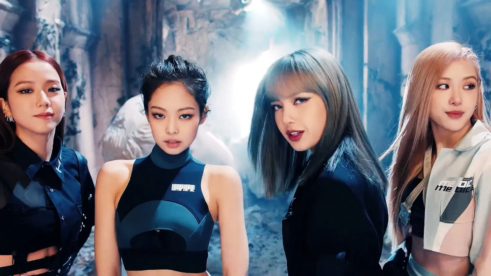 BLACKPINK gruppo quattro membri, Lisa, Jisoo, Rosé, Jennie, 1920x1080 1080p, Desktop