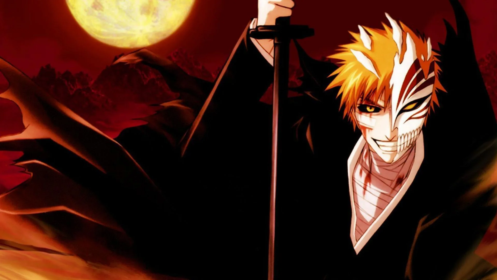 Ichigo Bleach maschera hollow, manga, 1920x1080 1080p, Desktop