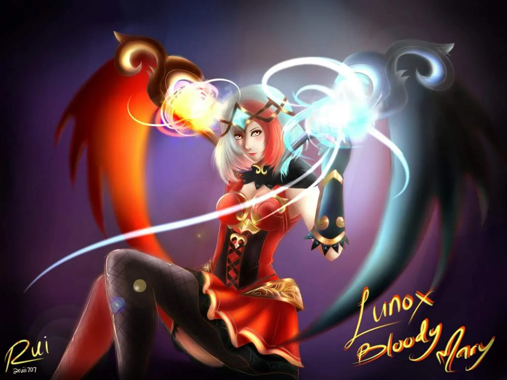 Lunox Bloody Mary anime, 1024x768 HD, Desktop